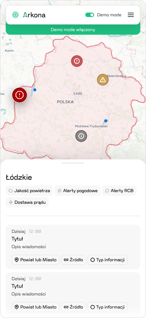 Aplikacja mobilna Arkona